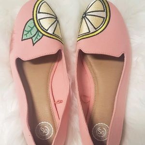 SO® Anchovy Women's Lemon Ballet Flats